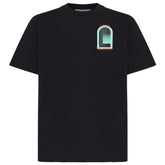 Casablanca Black Cotton T-Shirt